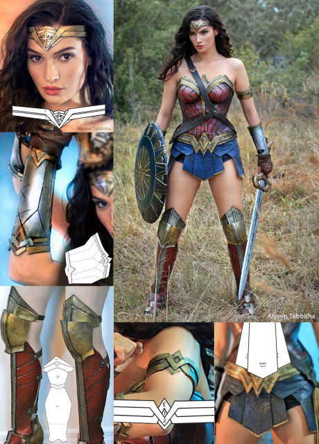 tabe Kritisere generøsitet Wonder Woman costume accessories template set